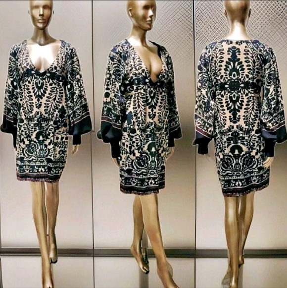 NWT Free People Lyric Balloon Sleeve Sweater Dress Sz M - Picture 5 of 16